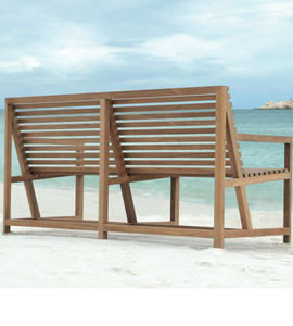 contemporary garden bench
