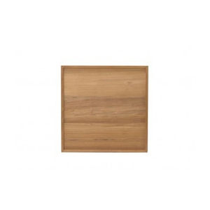 teak serving tray / for domestic use / commercial