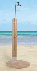 teak garden shower