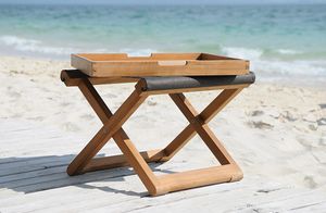 teak serving tray