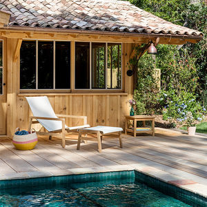 teak deck chair