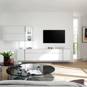 contemporary TV wall unit