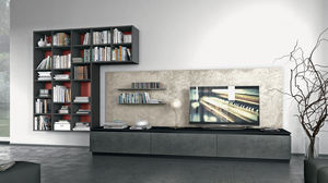contemporary TV wall unit