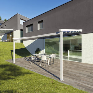 wall-mounted pergola