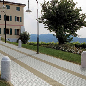 outdoor mosaic tile / floor / ceramic / geometric