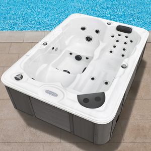 above-ground hot tub