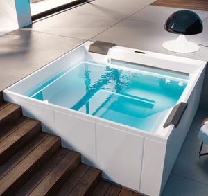 above-ground hot tub