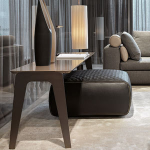 contemporary ottoman / leather / indoor / by Rodolfo Dordoni