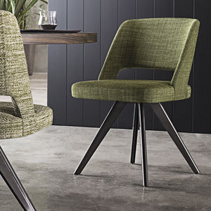 contemporary fireside chair / fabric / ash / by Rodolfo Dordoni