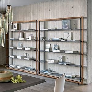 wall-mounted bookcase