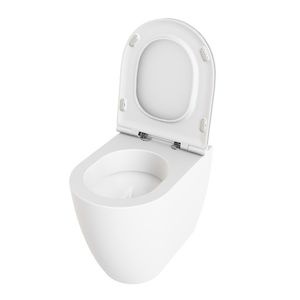 free-standing toilet