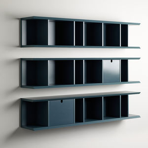 wall-mounted shelves