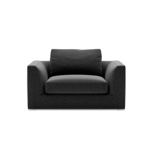 contemporary armchair / fabric / leather / by Antonio Citterio
