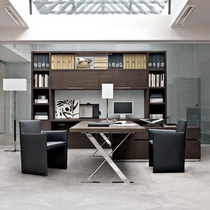 commercial desk and storage set