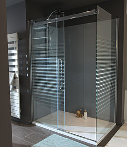 glass shower cubicle