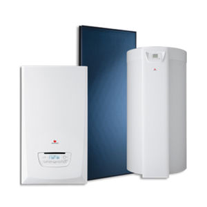 gas boiler / solar / wall-mounted / residential