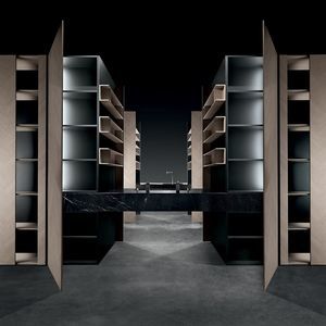 wall-mounted shelves