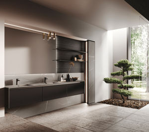 double washbasin cabinet