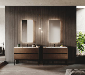 double washbasin cabinet