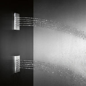 square lateral shower head