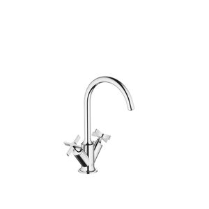 double-handle washbasin mixer tap 1