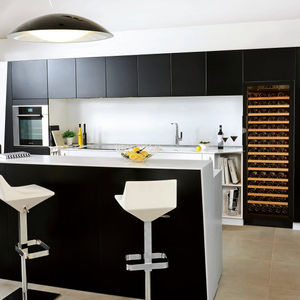 built-in wine cabinet