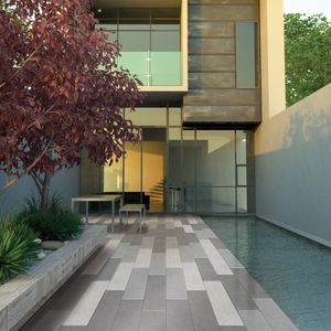 concrete paving slab / engineered stone / for public spaces / outdoor