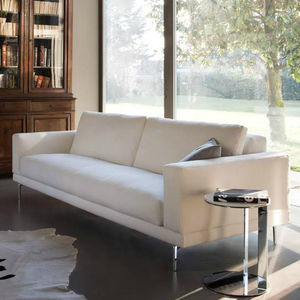 modular sofa / contemporary / fabric / leather