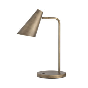 table lamp / contemporary / steel / brass