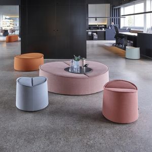 contemporary pouf