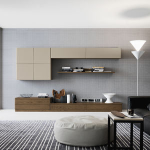 contemporary living room wall unit