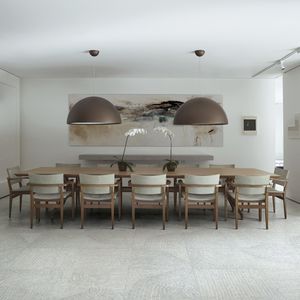 indoor tiles / for floors / porcelain stoneware / patterned