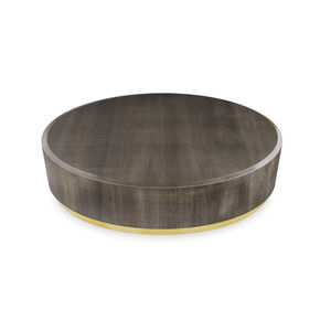 contemporary coffee table / wooden / round