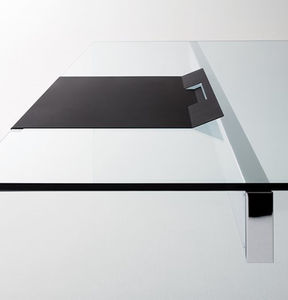 lacquered aluminum desk blotter 1