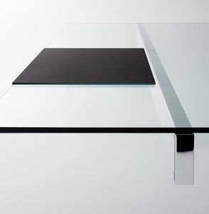 lacquered glass desk blotter 1