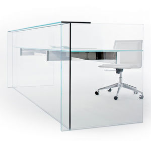aluminum reception desk 1
