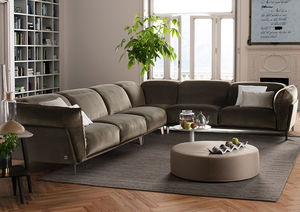 modular sofa / corner / contemporary / fabric