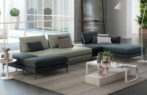 modular sofa / corner / contemporary / fabric