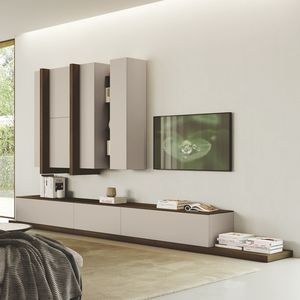 contemporary TV wall unit