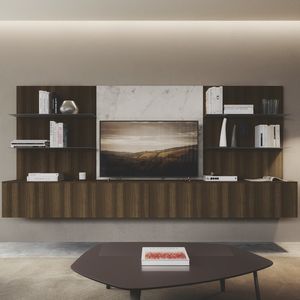 contemporary TV wall unit