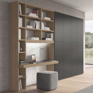 wall-mounted bookcase