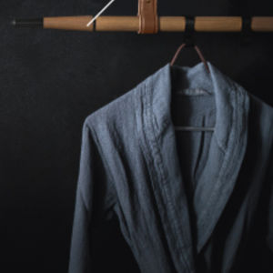 wall-mounted coat hanger rack