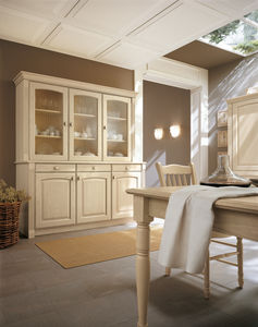 traditional china cabinet / ash