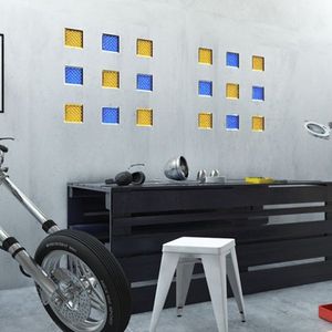 square glass brick 1