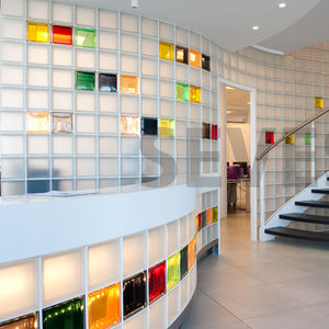 Square glass brick - GIADA Q19 - SEVES GLASSBLOCK