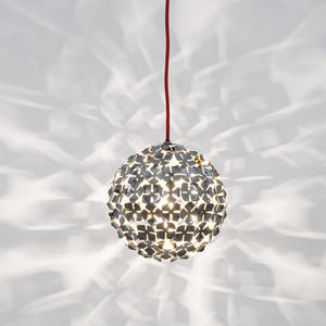 pendant lamp / original design / metal / halogen