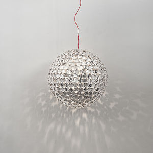 pendant lamp / original design / metal / halogen
