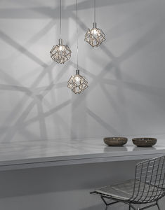 pendant lamp / contemporary / metal / halogen