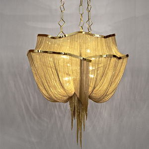 pendant lamp / contemporary / metal / halogen