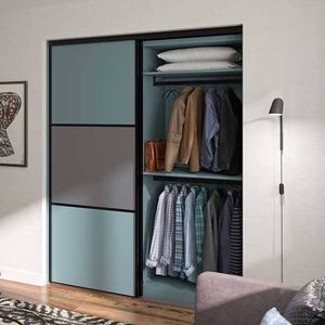 corner walk-in wardrobe